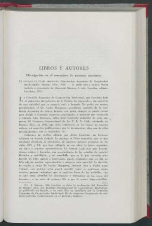 Libros y autores : Divulgación en el extranjero de nuestro escritores