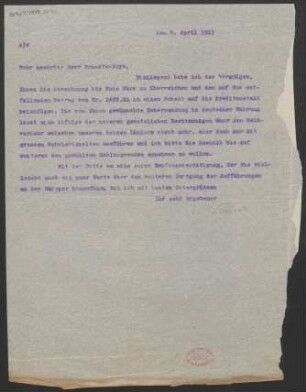 Brief an Jan Brandts Buys : 04.04.1917