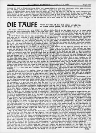 Die Taufe / Nitzsch
