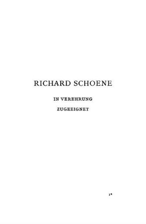 Richard Schoene In Verehrung Zugeeignet