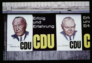 Wahlplakate CDU Bonn 7.8.61.