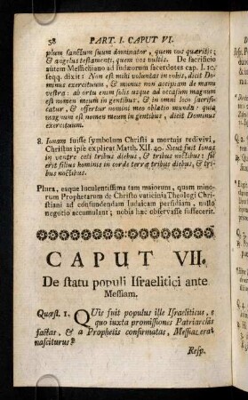 58-67, Caput VII