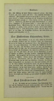 Das Fuerstenthum Waldeck