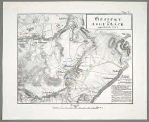 Gefecht bei Adelsbach am 6ten Iuli [Juli] 1762