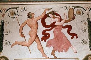 Dionysos und Hetäre beim Tanz