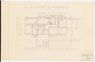 Garten Hultsch, Weilburg: Wohnhaus: Grundriss Kellergeschoss 1:50