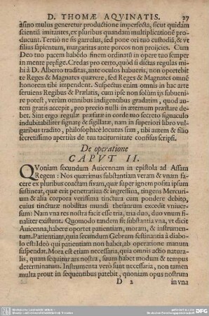 De operatione CAPUT II.