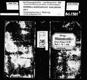 Genesenden-Kompanie für das Infanterie-Regiment 185