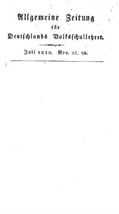 27/28: Heft 27/28