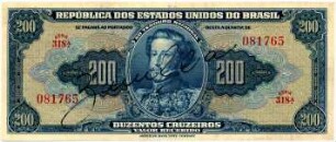 Geldschein, 200 Cruzeiros, 1943