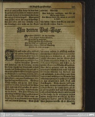 Am dritten Buß-Tage
