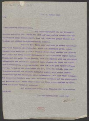 Brief an Heinrich Dessauer : 02.01.1917