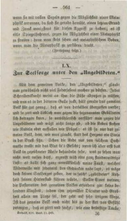 561-574 Zur Seelsorge unter den "Ungebildeten"