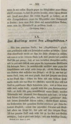 561-574 Zur Seelsorge unter den "Ungebildeten"