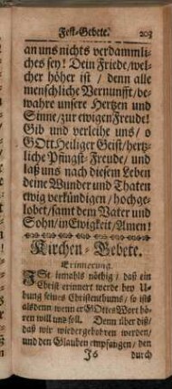 Kirchen-Gebete
