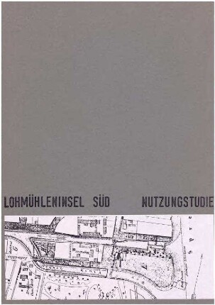 Studie, Informations-Blatt,               Ausschreibungs-Broschüre: Lohmühleninsel Süd, Wettbewerb               Quartiers-Sporthalle
