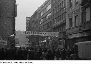 Messebetrieb in der Petersstraße