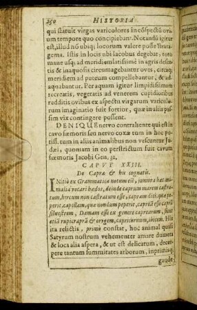 Caput XXIII. De Capra & his cognatis.
