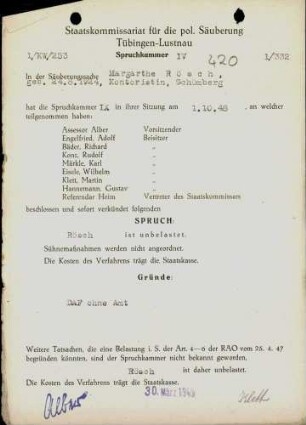 Rösch, Margarthe