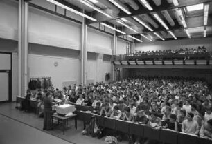 Inbetriebnahme des neuen "Hörsaals am Fasanengarten" der Universität Karlsruhe