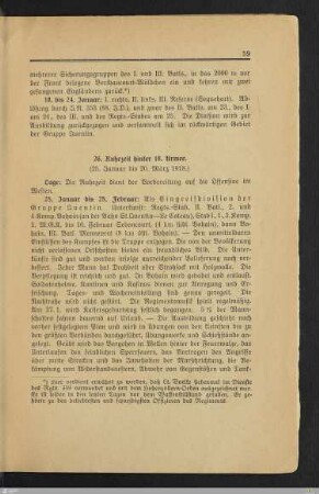 26. Ruhezeit hinter 18. Armee