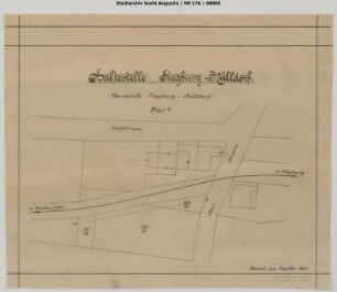 Siegburg-Mülldorf, Haltepunkt: Grundstücksplan