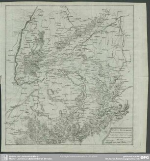 Carte Itineraire ...Allemagne ... Mai 1799