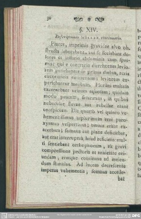 §. XIV. Descriptionis Müller. continuatio