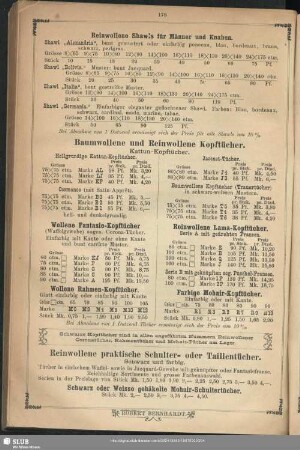 Baumwollene und reinwollene Kopftücher