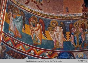 Die Ausmalung der Marienkirche : Eucharistieprozession der Engel