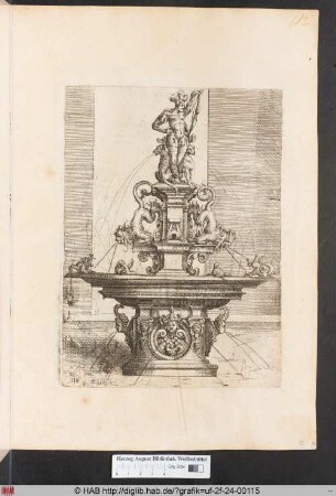 [Brunnen mit einem Bogenschützen. Band II.]