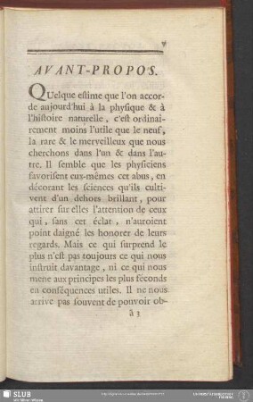 Avant-Propos