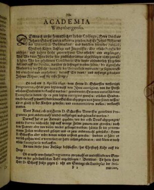 Academia Wittenbergensis.