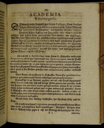 Academia Wittenbergensis.