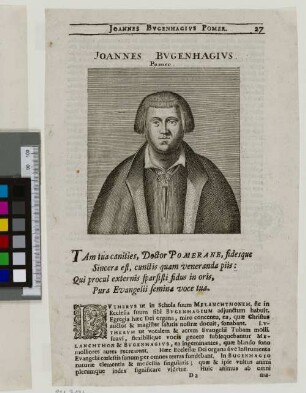 [Bildnis von Johannes Bugenhagen]
