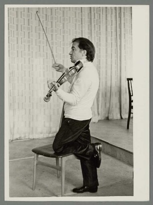 Ruggiero Ricci : Portrait des Geigers Ruggiero Ricci in der Musikhochschule Berlin
