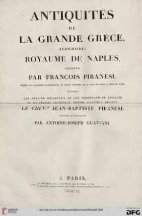 Band 2: Antiquités de la Grande Grèce, aujourd'hui Royaume de Naples: Antiquités de Pompeïa