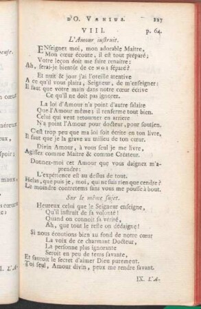 VIII. L'Amour instruit.