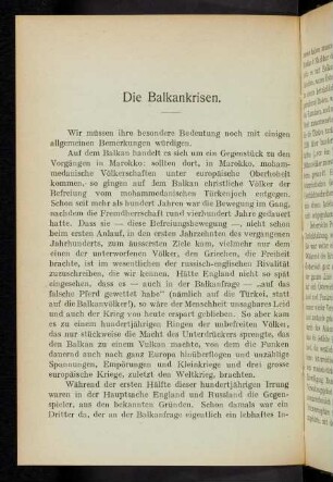 108-111 Allgemeines über die Balkankriese