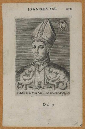 Bildnis des Papst Ioannes XXII.