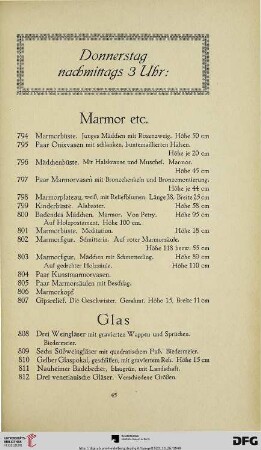 Donnerstag nachmittags 3 Uhr (794-1029)