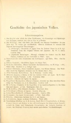 I. Geschichte des japanischen Volkes