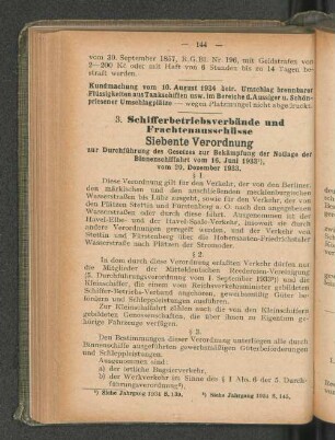 Siebente Verordnung