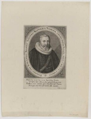 Bildnis des Johann Rodolphus Rhanius