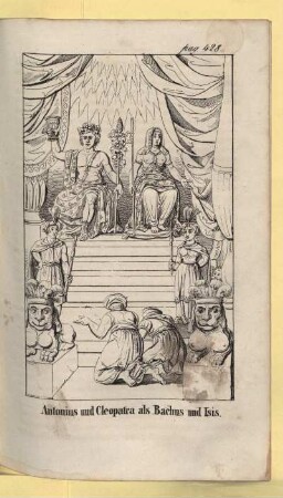 Antonius und Cleopatra als Bachus und Isis