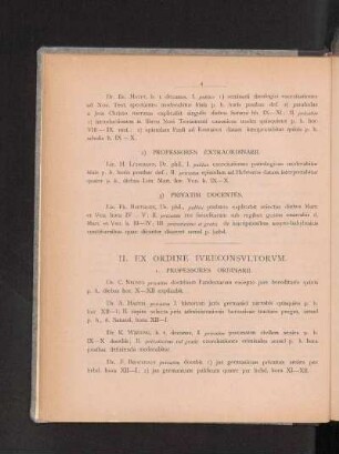 II. Ex Ordine Ivreconsvltorvm.