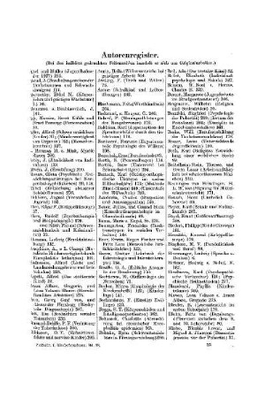 Autorenregister