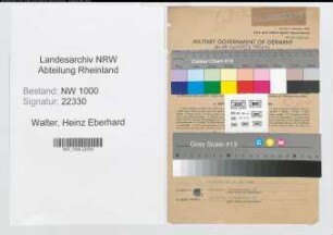 Entnazifizierung Heinz Eberhard Walter, geb. 26.07.1909 (Rechtsanwalt)