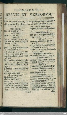 Index II. Rerum Et Verborum