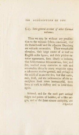 § 45. Some general account of other German volcanos